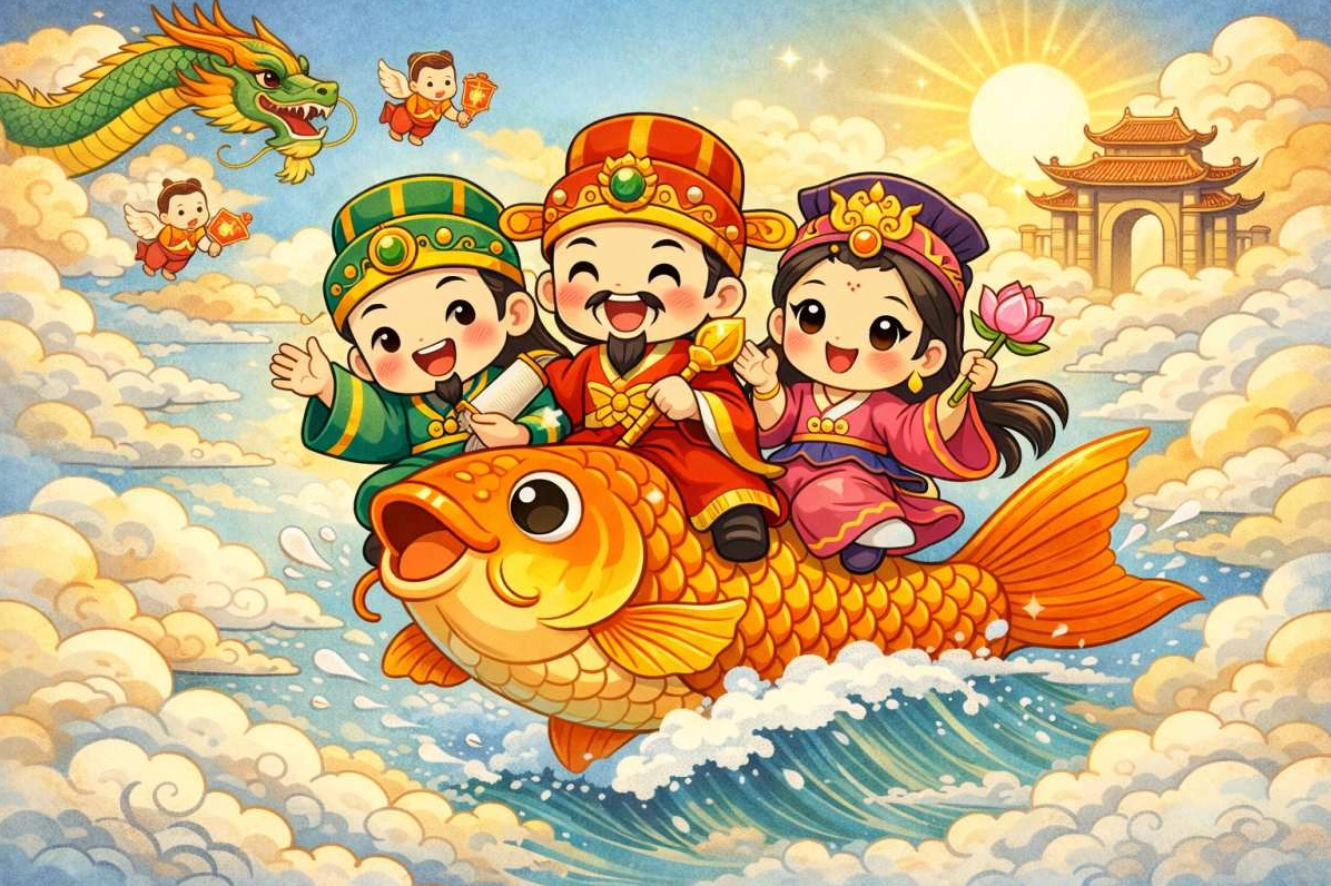 Bài văn khấn ông Công ông Táo
