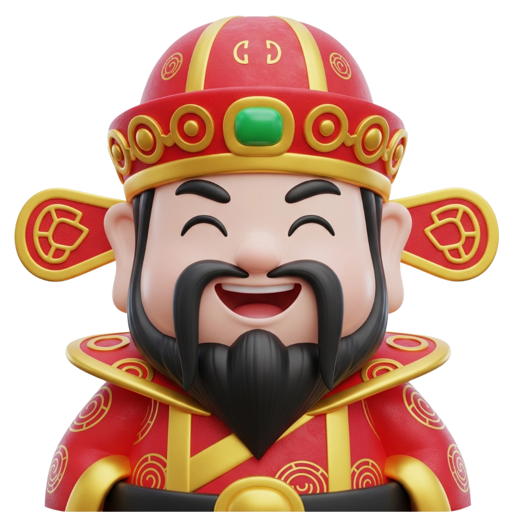 Biểu tượng Thần Tài mang lại may mắn khi soi cầu lô đề