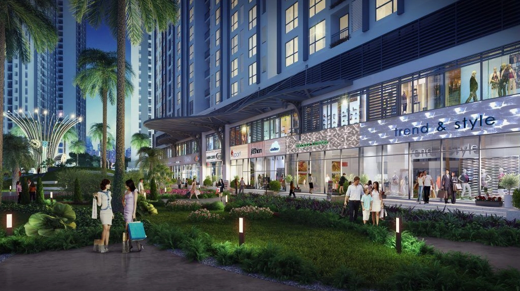 Cần bán shophouse khối đế NOXH Thăng Long Green City Kim Chung, Đông Anh bàn giao thô mặt trong