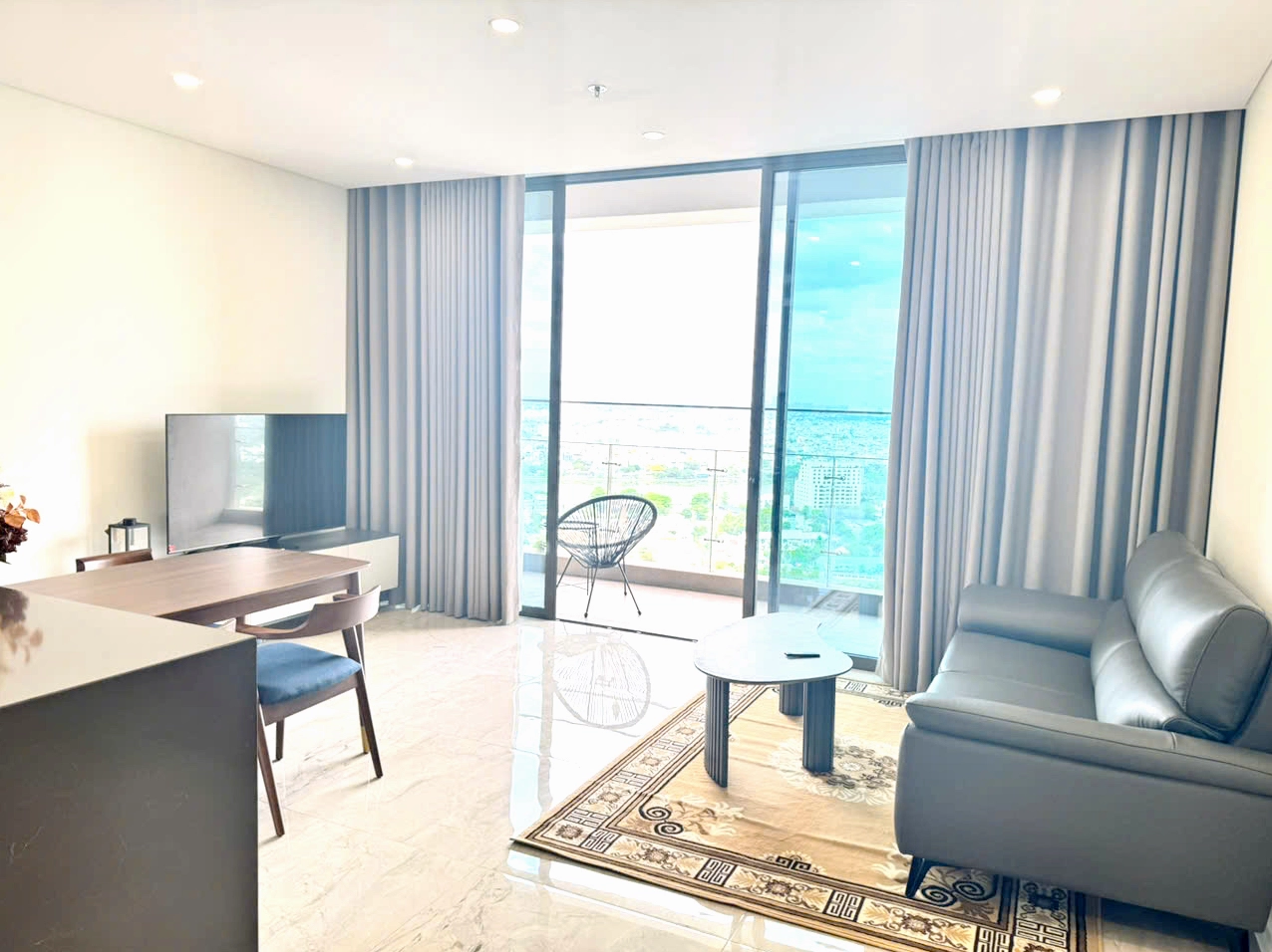 Căn hộ 2 phòng ngủ cho thuê tại Thảo Điền view sông