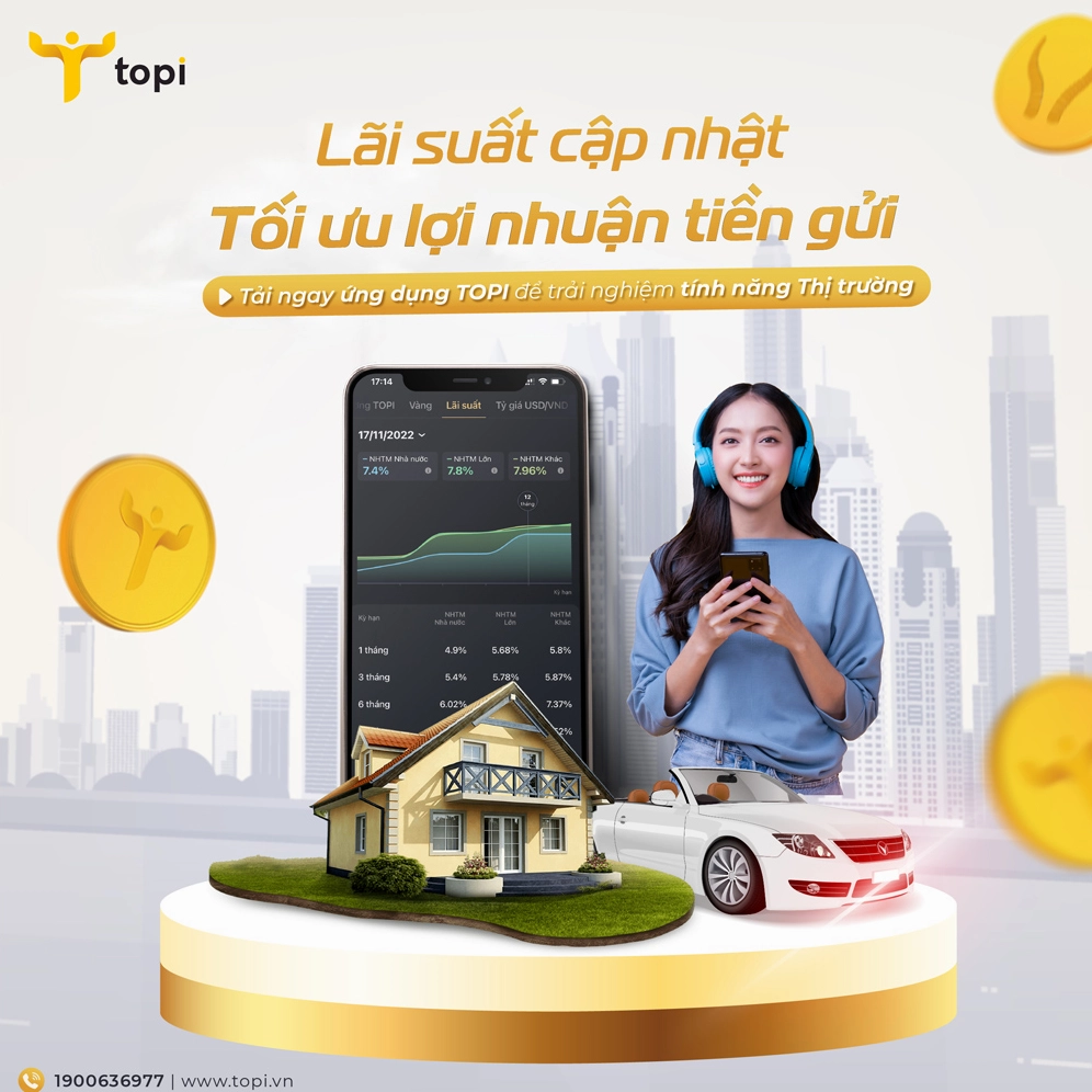 Cập nhật lãi suất ngân hàng