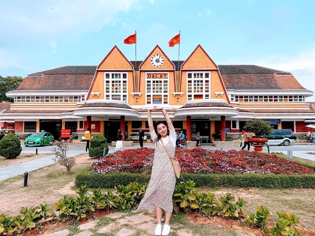 Check-in ga Đà Lạt - Ga xe lửa cổ nhất Đông Dương 2