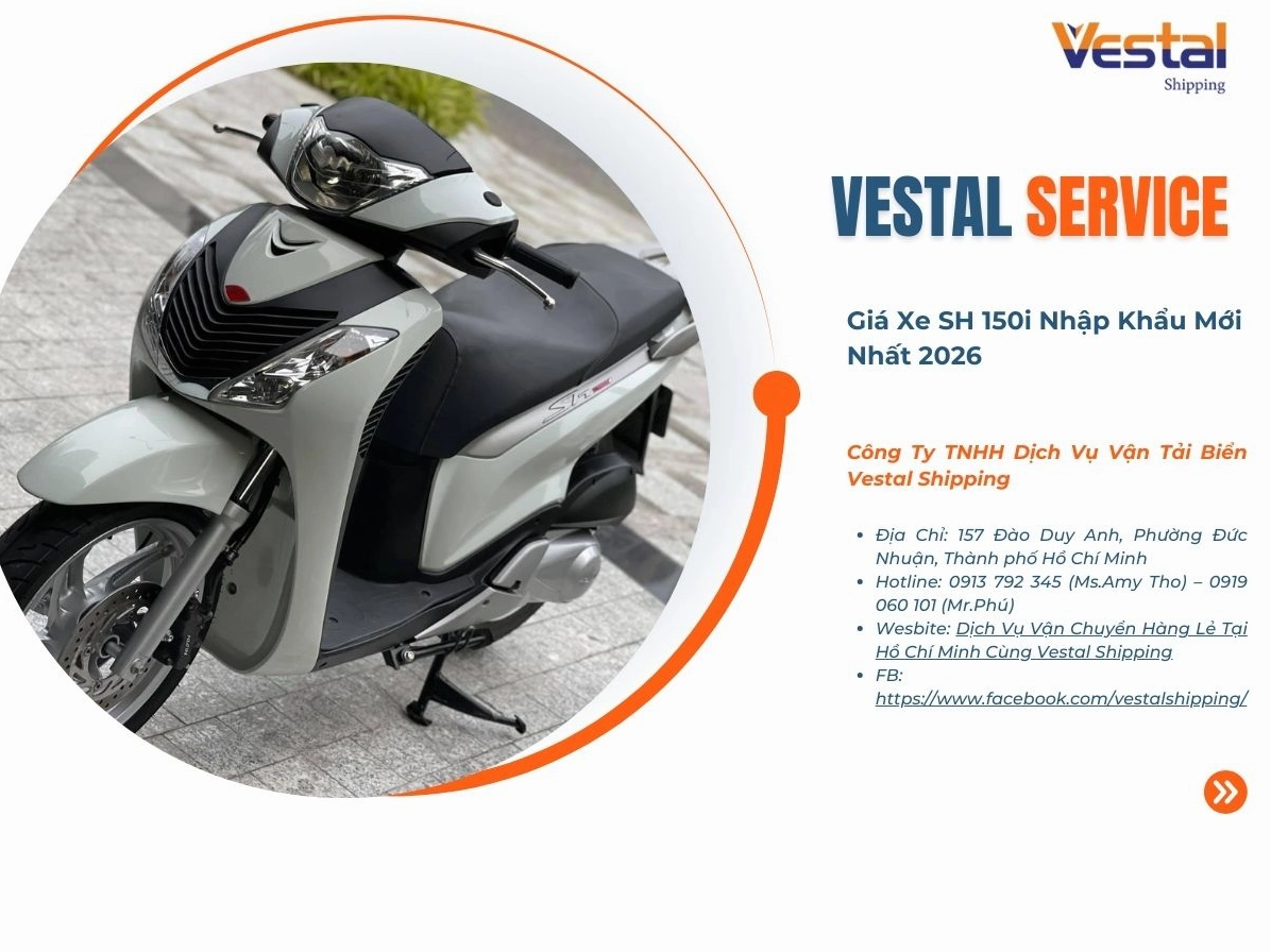 Giá Xe SH 150i Nhập Khẩu Mới Nhất 2026