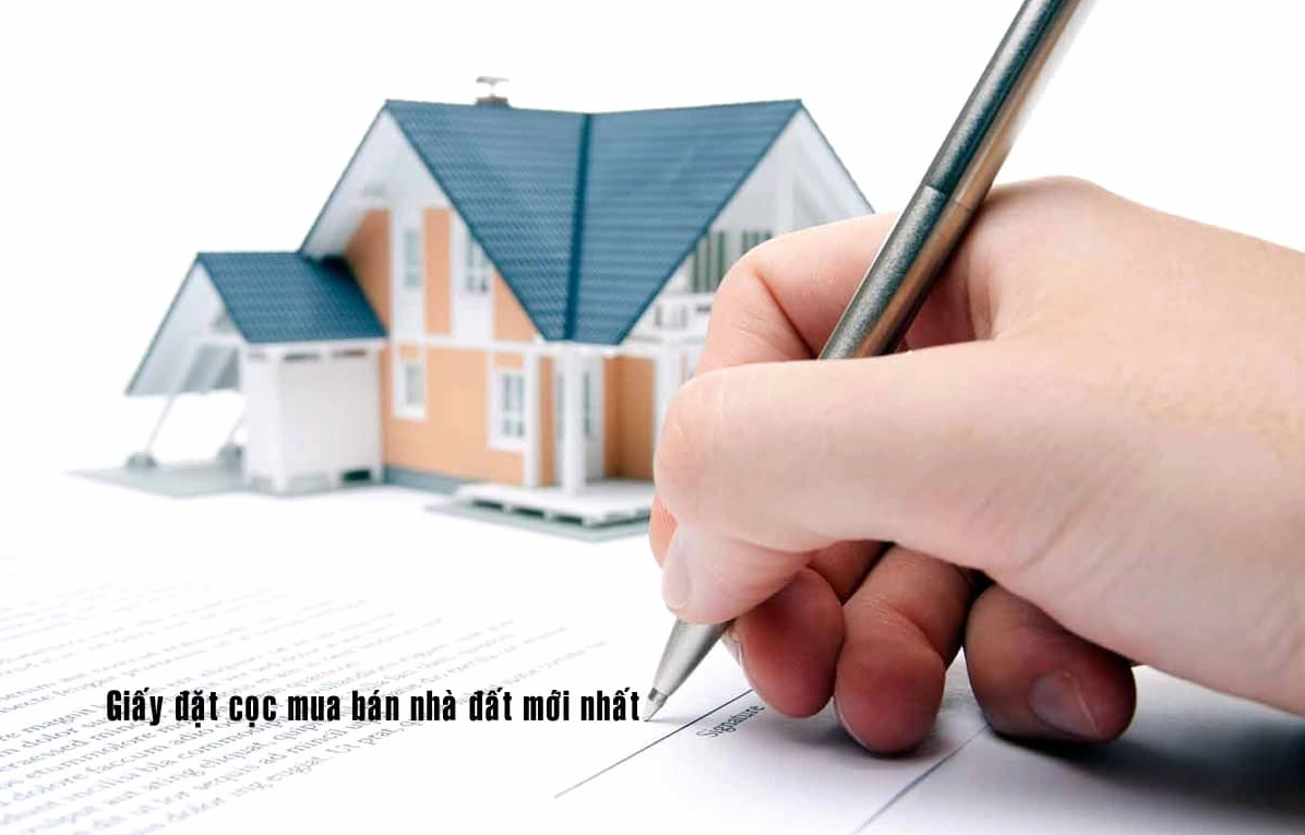 Giấy đặt cọc mua nhà đất