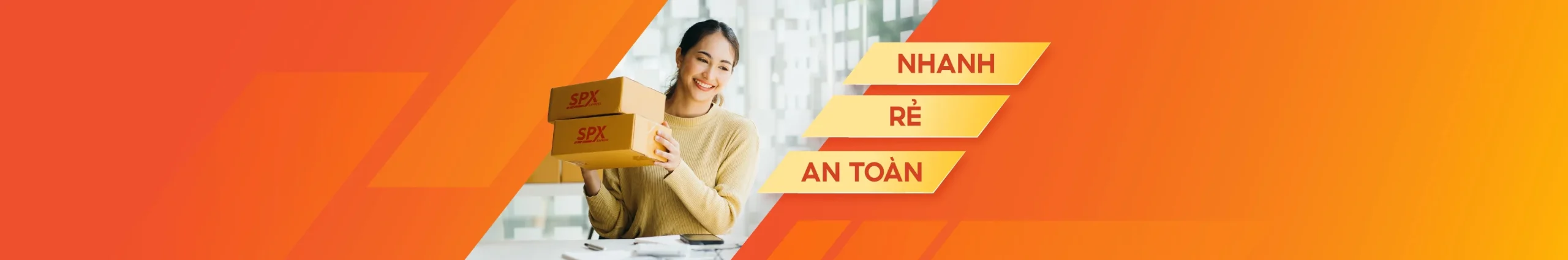 Gửi hàng nhanh chóng với SPX: lấy tận nơi, giao tại điểm, phủ sóng 34 tỉnh thành, theo dõi real-time, an toàn tiện lợi.