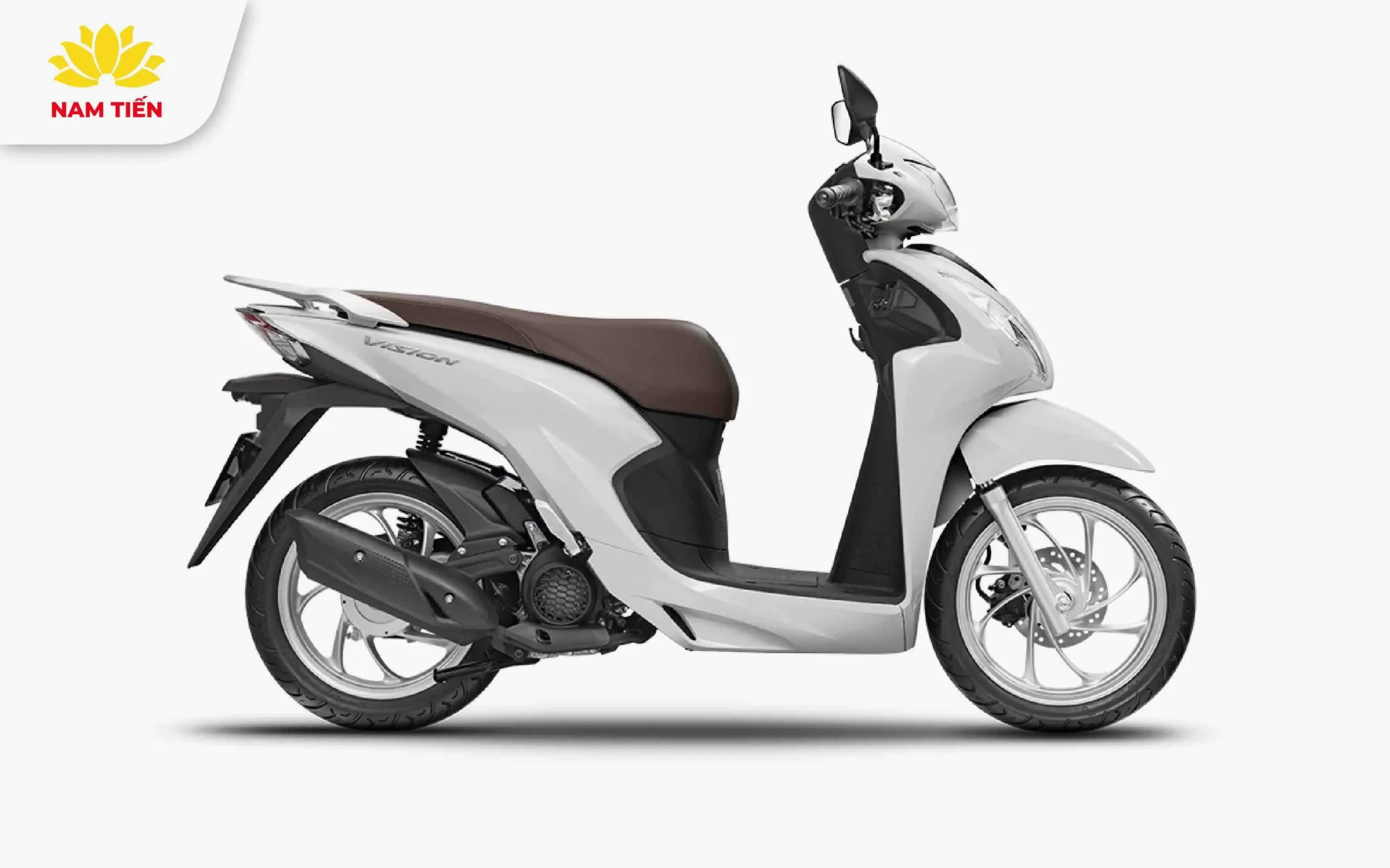 Honda Vision 2024 phiên bản Cao cấp màu Trắng Đen