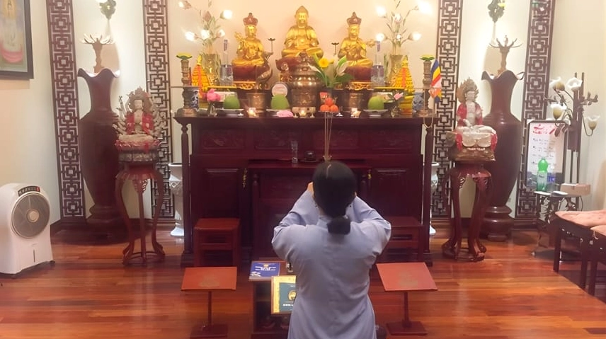 Không gian làm lễ sám hối