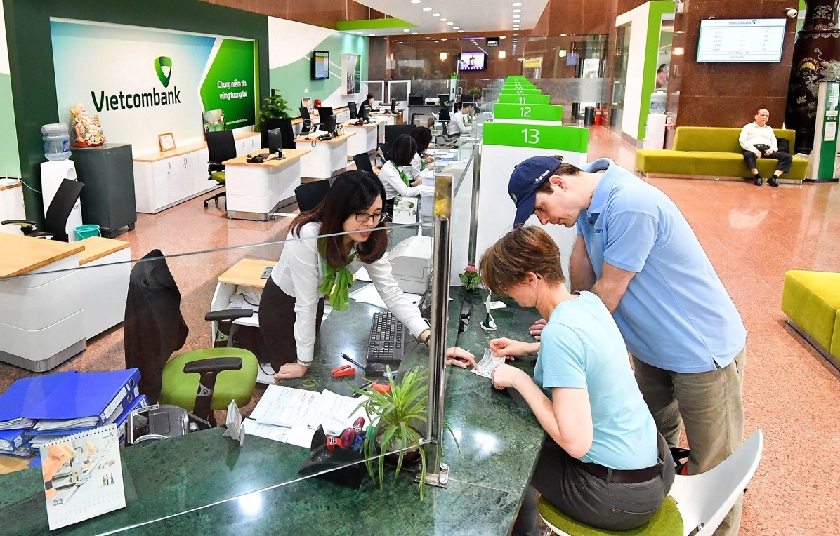 Không gian làm việc chuyên nghiệp tại Vietcombank
