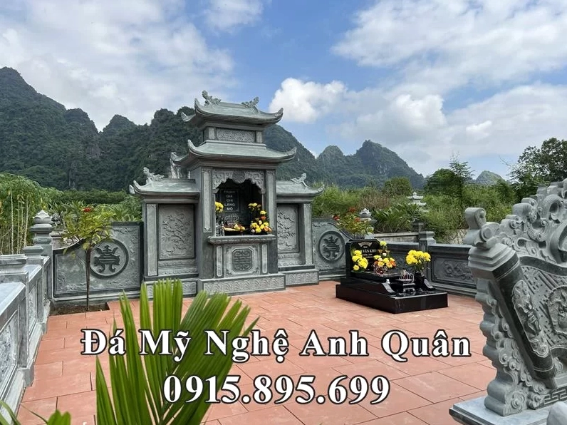 Lăng mộ đá trang trọng dành cho ông bà cha mẹ