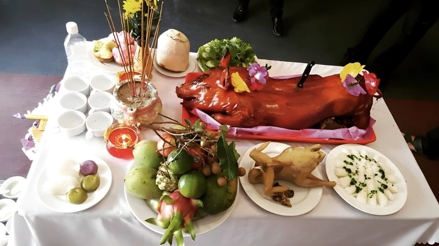 Mâm lễ cúng rằm tháng 2
