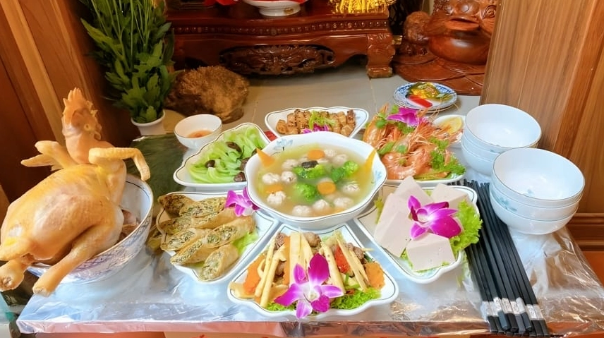 Mâm lễ – thời gian cúng chay rằm tháng 2