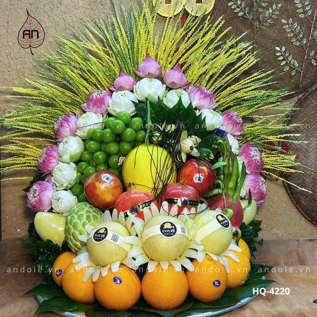 Mẹt Hoa Quả Size 50cm - Mẫu 10
