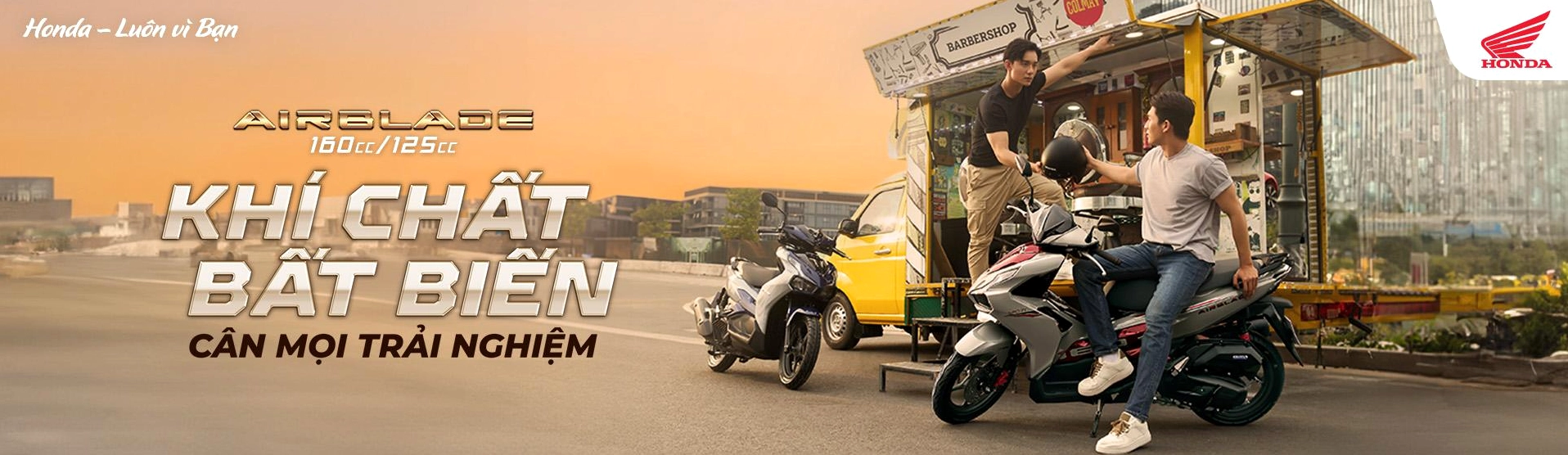 Thiết kế mạnh mẽ, thể thao của Honda Air Blade 160