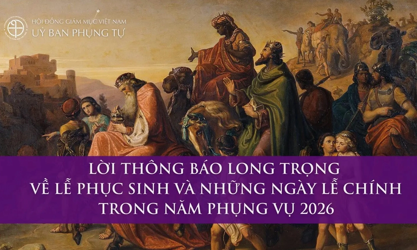Thông báo long trọng về lễ Phục Sinh và những ngày lễ chính trong năm phụng vụ 2026