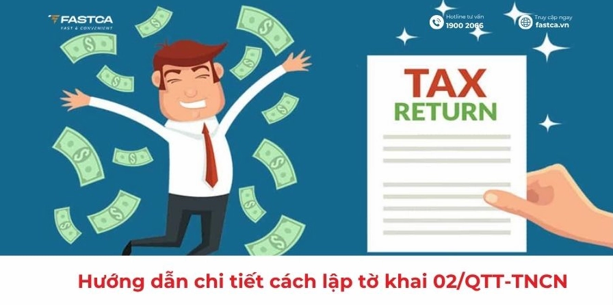 Tờ khai 02/qtt-tncn dùng để kê khai thuế thu nhập cá nhân
