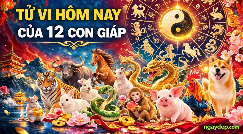 Tử vi hôm nay của 12 con giáp