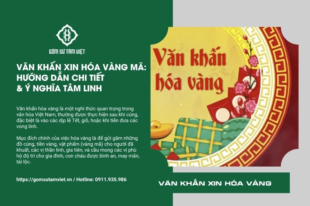 van khan xin hoa vang ma