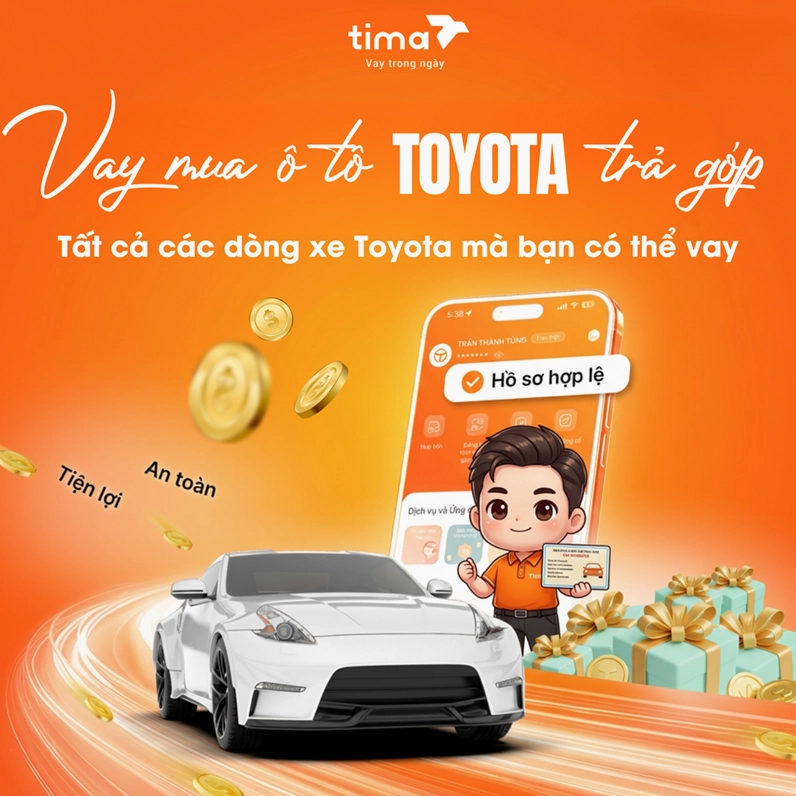 Vay mua xe Toyota trả góp 2026