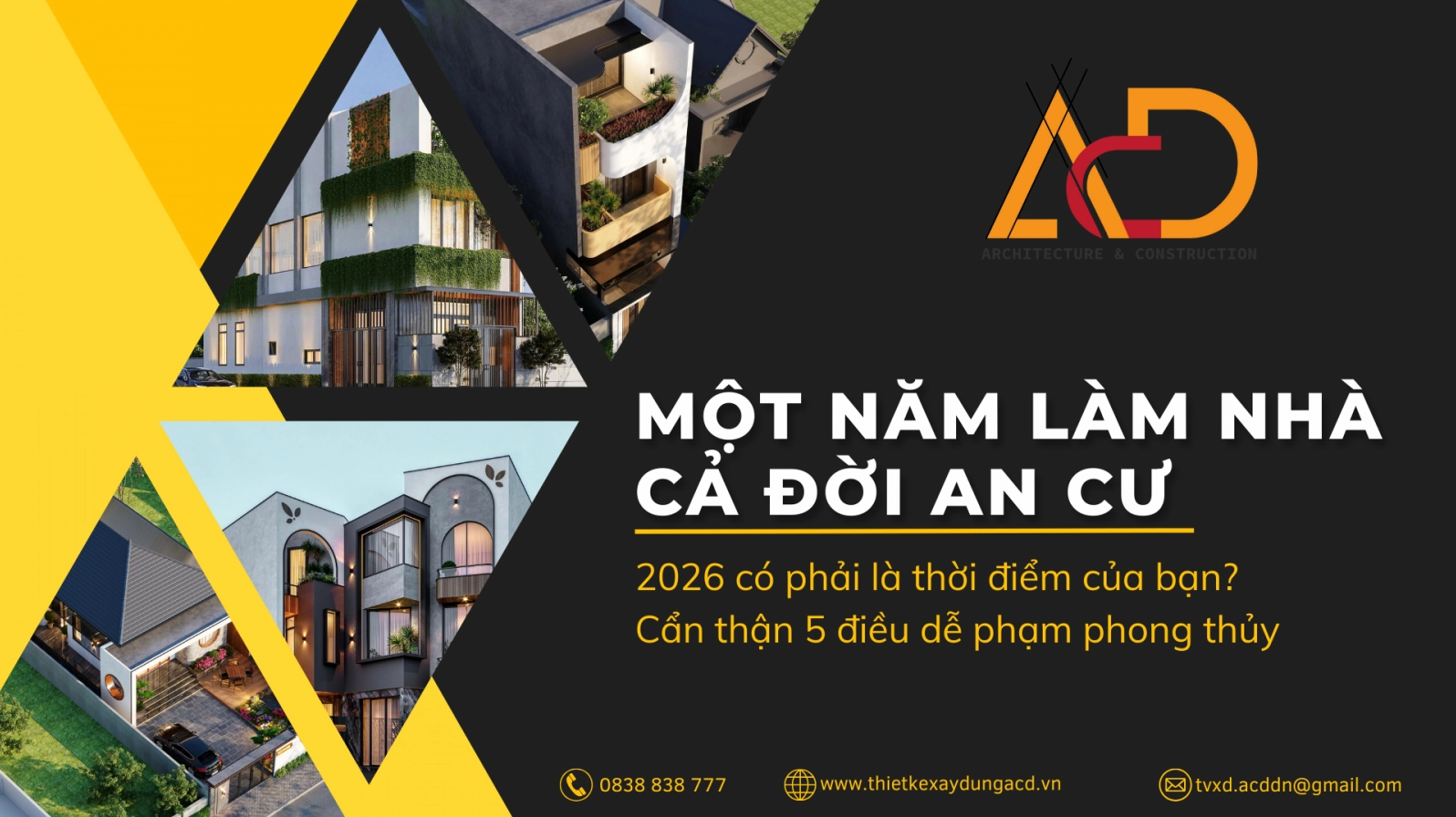 XEM TUỔI LÀM NHÀ 2026 : Những điều kiêng kỵ phong thủy bạn nhất định phải tránh