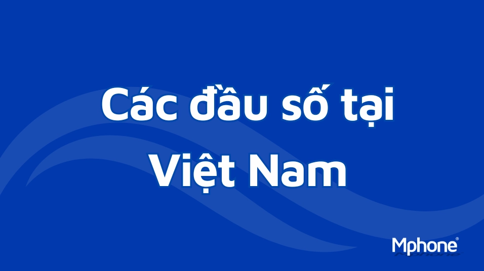 Các đầu số điện thoại tại Việt Nam