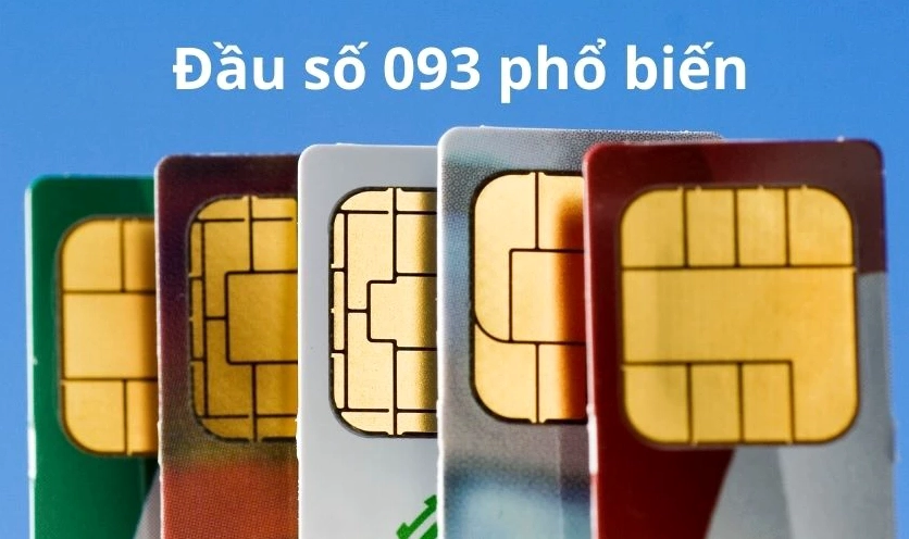 Các số điện thoại có đầu số 093 phổ biến
