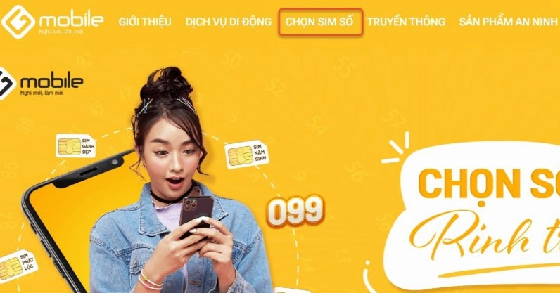 Cách đăng ký thuê bao điện thoại đầu số 059 chính chủ bước 1
