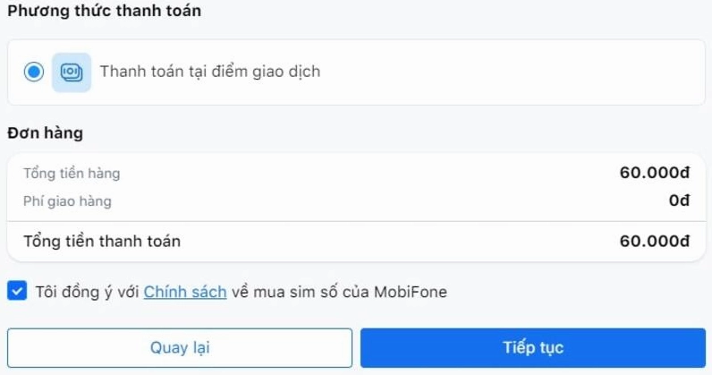 Cách đăng ký thuê bao điện thoại đầu số 079 bước 5