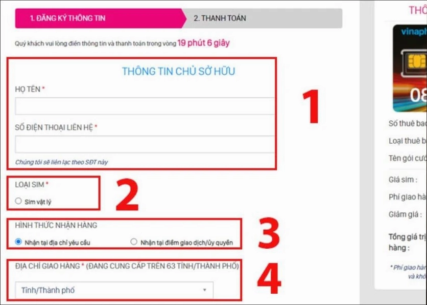 cách mua đầu số 081