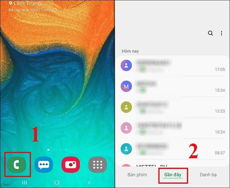 Chặn cuộc gọi có đầu số 02888 trên Android bước 1