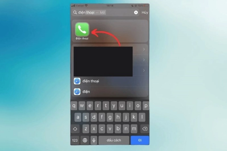 Chặn cuộc gọi có đầu số 02888 trên iOS bước 1