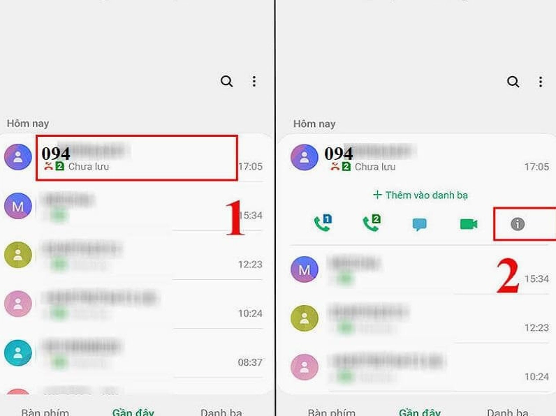 chặn số 094 khi có dấu hiệu lừa đảo đến Android bước 2