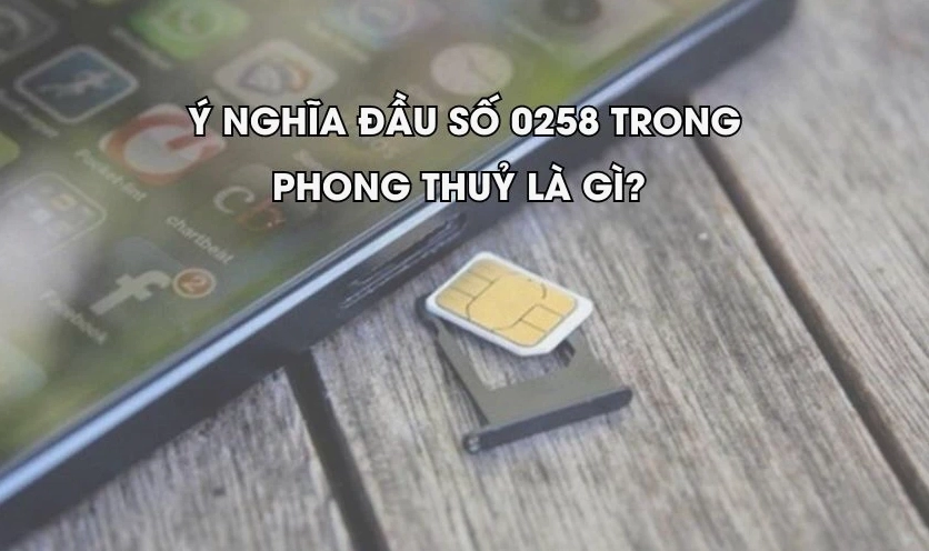 Đầu số 0258 mang ý nghĩa phong thủy tốt được sử dụng nhiều