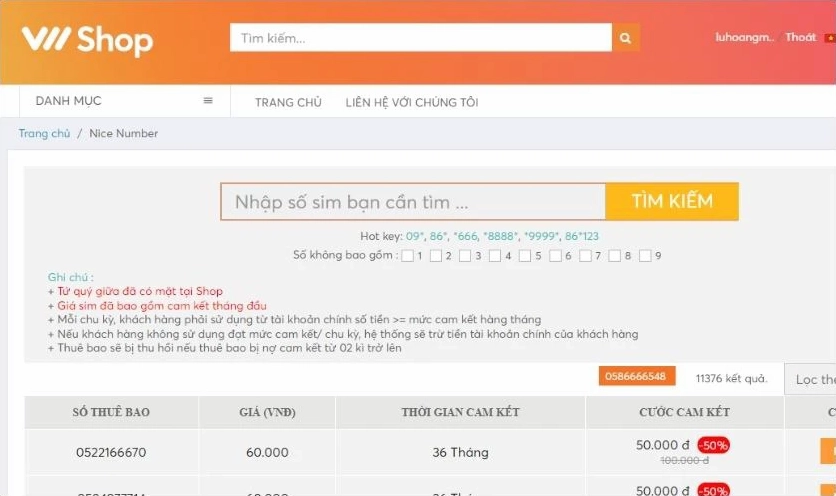 đầu số 058 là mạng gì, mua ở đâu