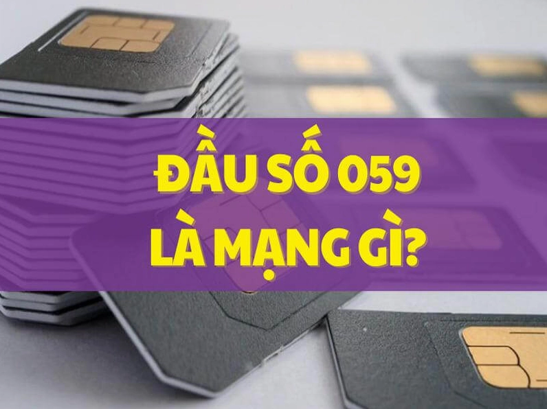 Đầu số 059 là mạng gì, liên quan đến mạng Gmobile