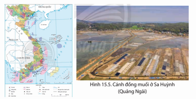 Hình ảnh minh họa về một số mỏ khoáng sản vùng biển Việt Nam, thể hiện tiềm năng tự nhiên biển