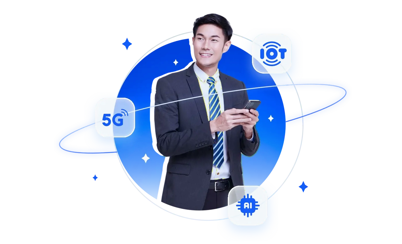 Hình ảnh mô tả tầm nhìn phát triển của VNSKY