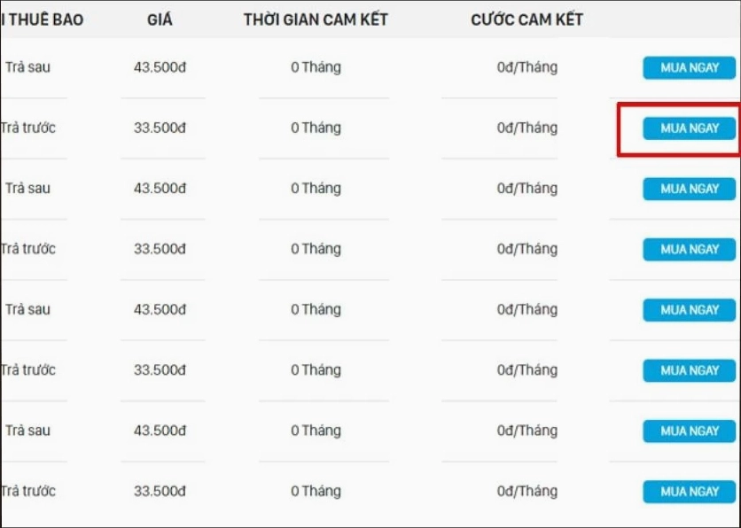 Hướng dẫn mua SIM trực tiếp đầu 081