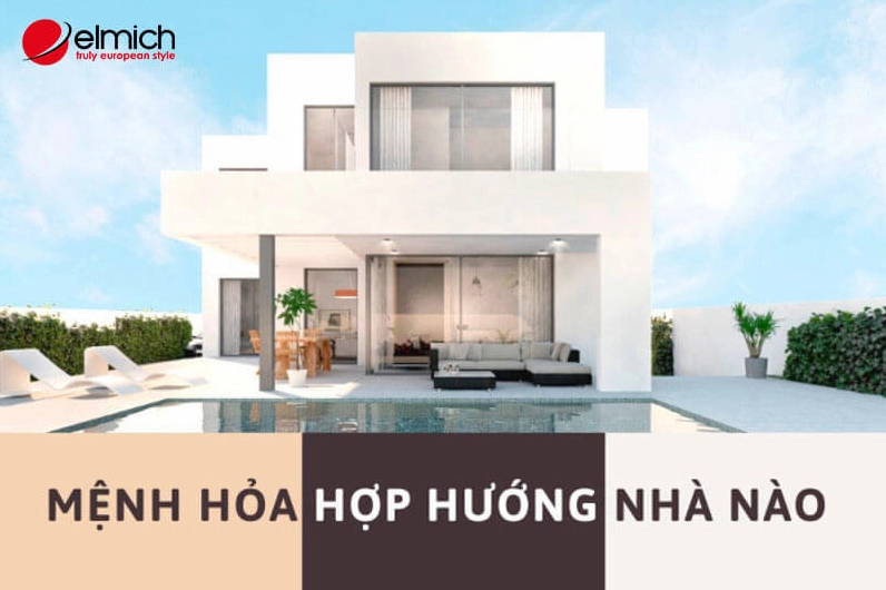 Hướng nhà tốt nhất cho mệnh Hỏa là hướng chính Nam và chính Đông