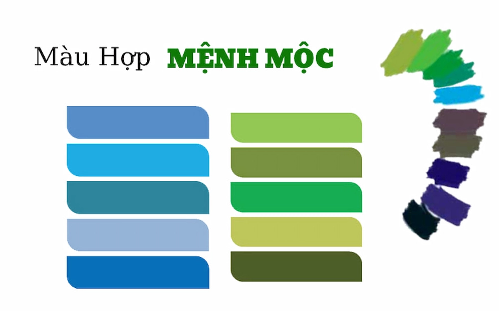 Màu sắc hợp với những người sinh năm 1989