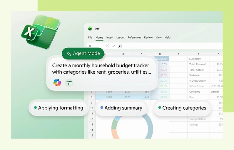 Microsoft 365 giúp quản lý ngân sách gia đình hiệu quả
