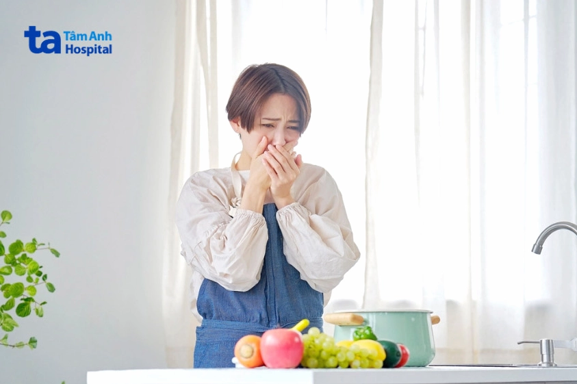 ốm nghén là triệu chứng có thai sớm điển hình