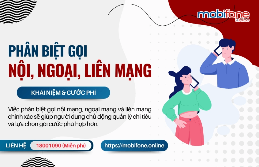 Phân biệt cuộc gọi nội mạng, ngoại mạng, liên mạng