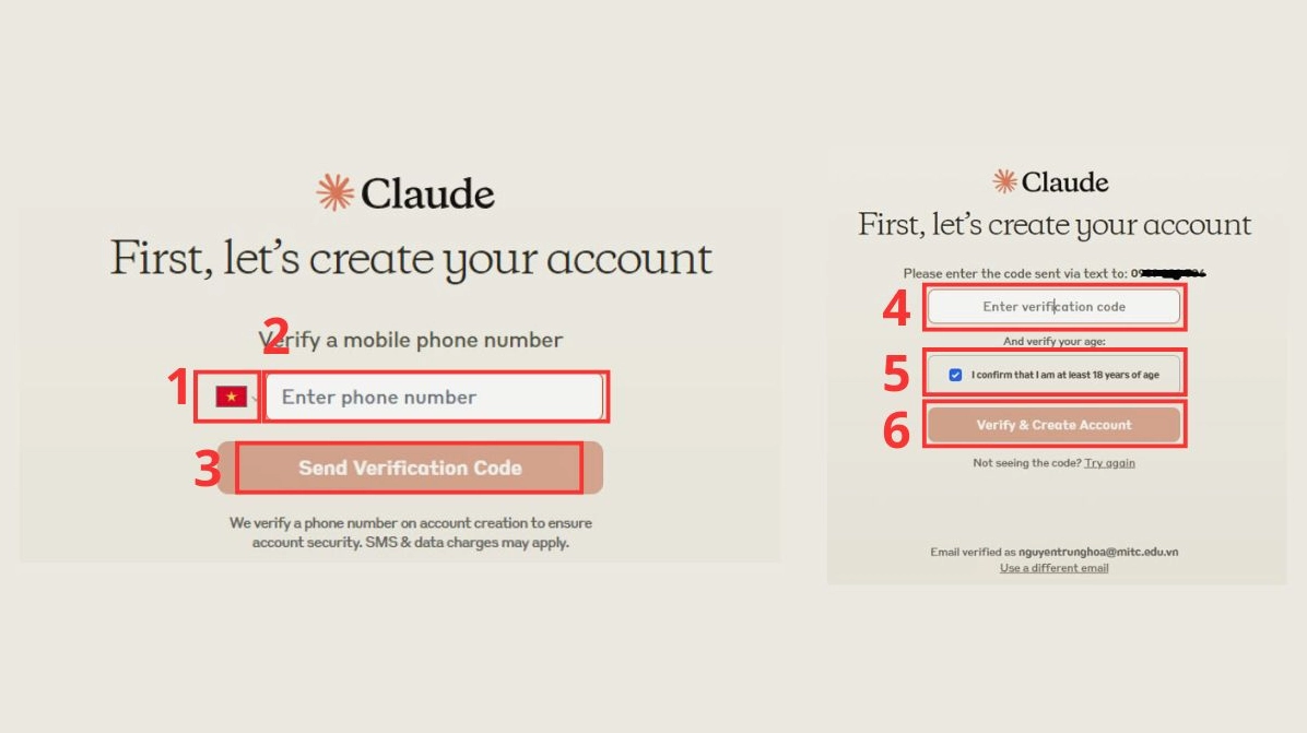 Giao diện Claude 3 ấn tượng