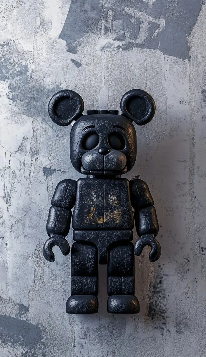 hình nền bearbrick đen hình nền bearbrick đen
