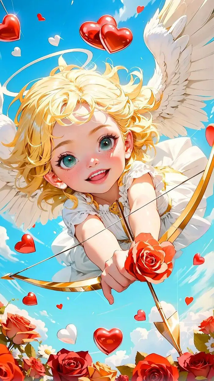 hình nền cầu duyên cupid xinh hình nền cầu duyên cupid xinh