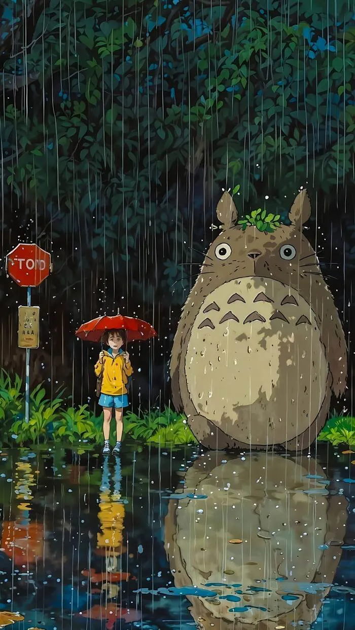 hình nền totoro cực cute