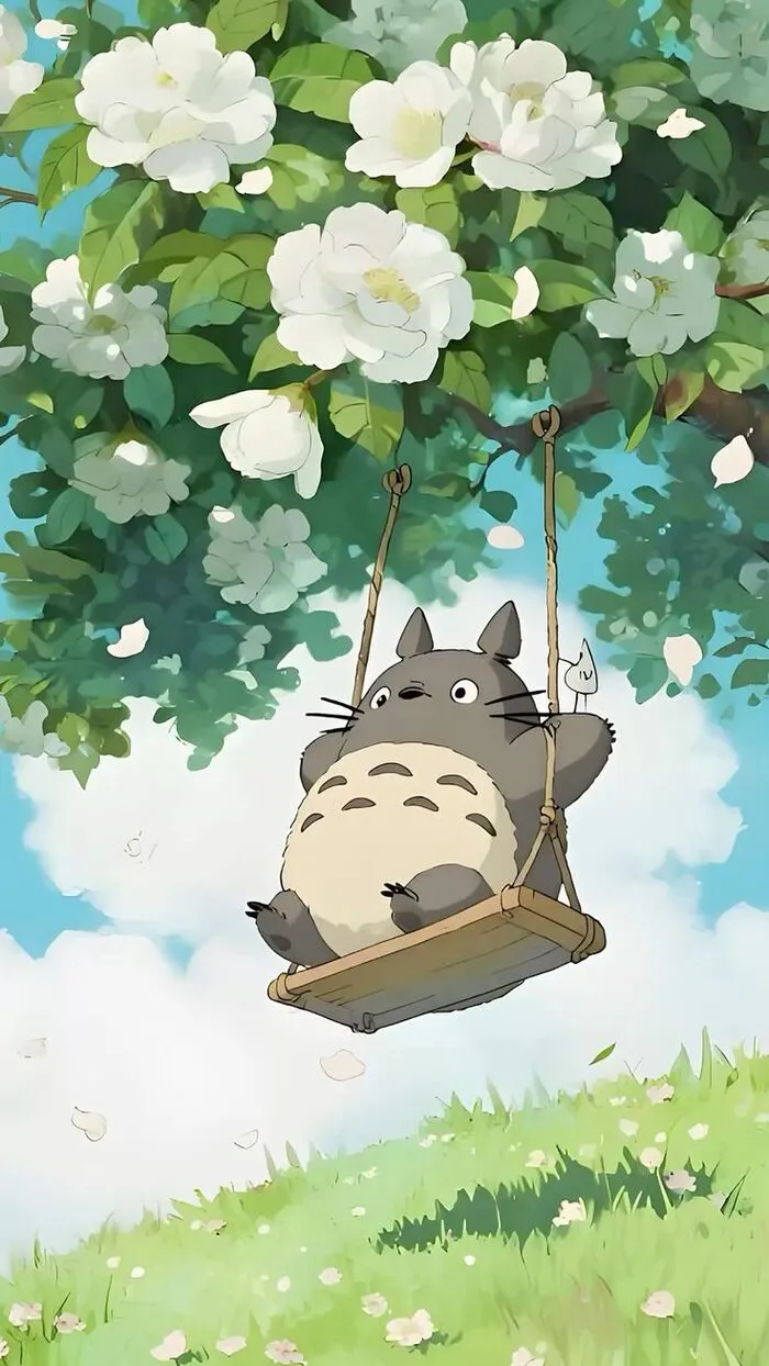 hình nền totoro siêu đáng yêu hình nền totoro siêu đáng yêu