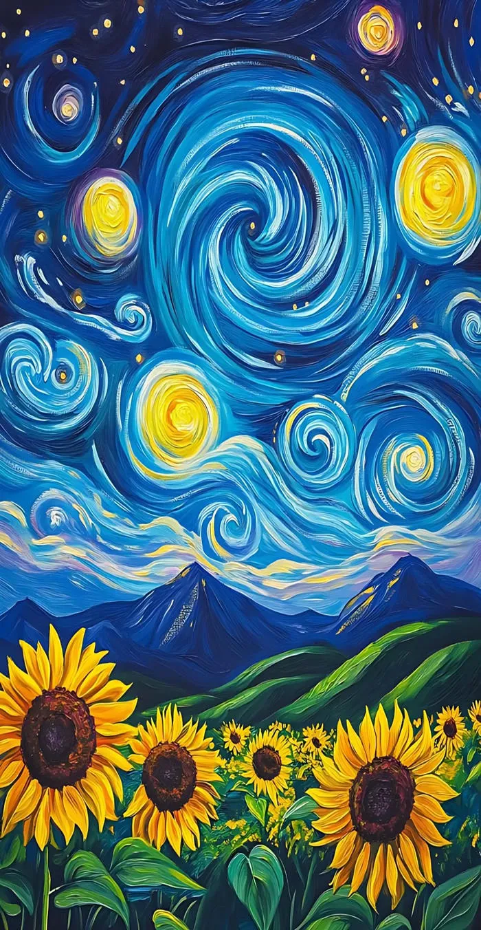 hình nền van gogh nghệ thuật hot