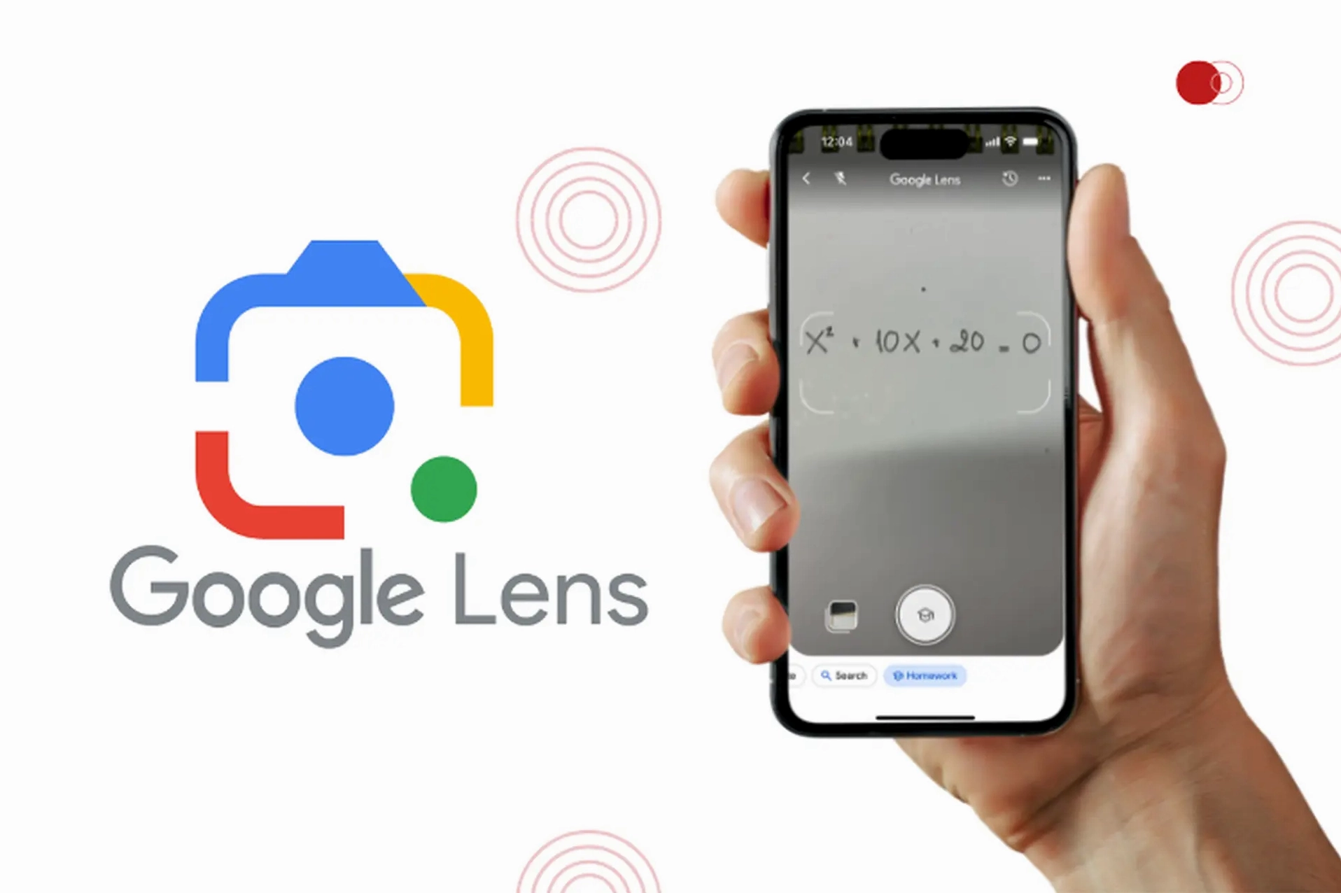 Minh họa chức năng quét đề toán bằng camera