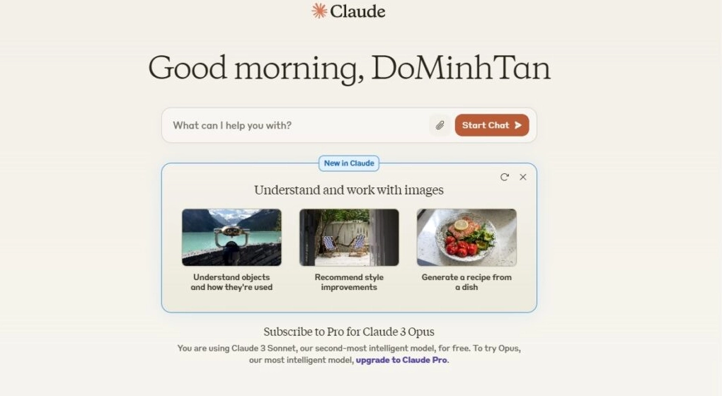 Minh họa sức mạnh của Claude 3